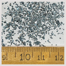 RWMM osmiridium crystals with ruler