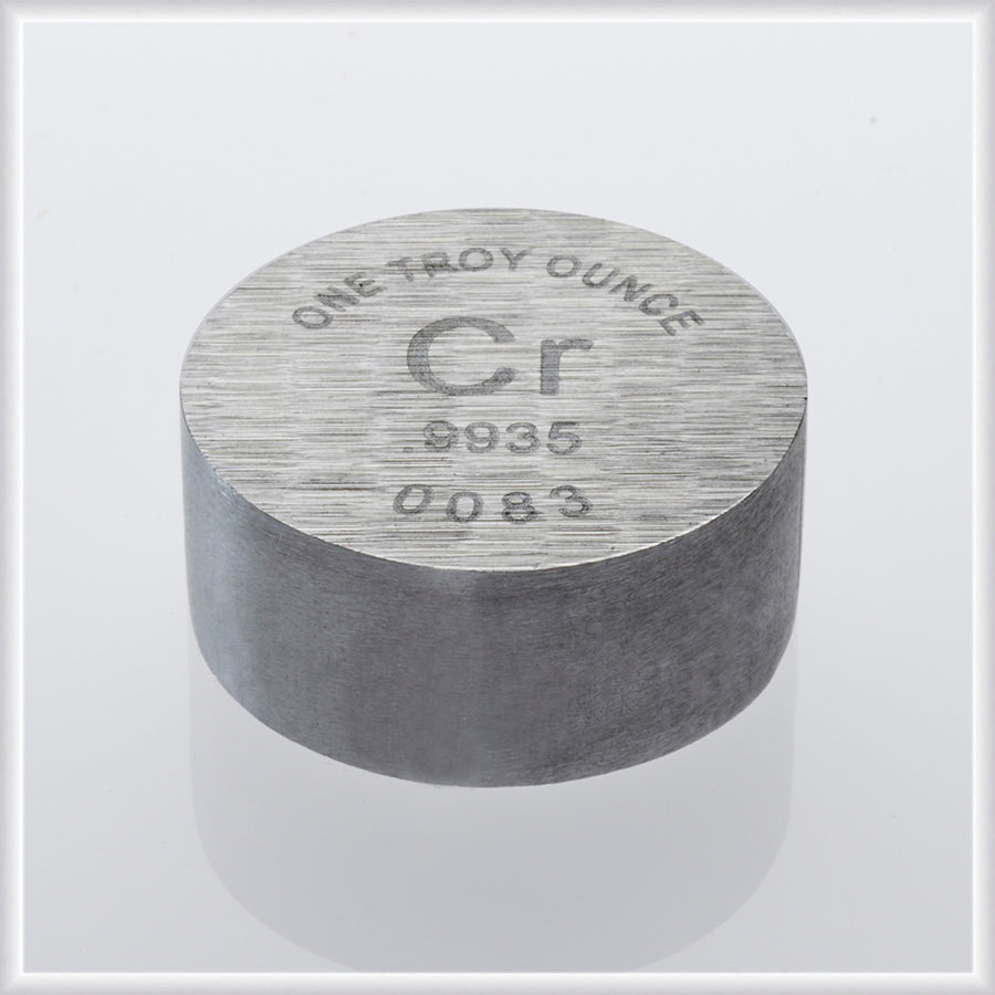100 Grams Of 99.99% Pure Chromium Metal Lumps - High Purity Cr, Vacuum Sealed