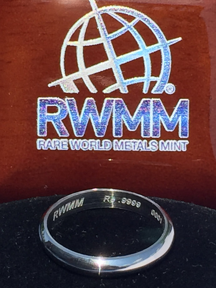 24 Karat Rhenium Rings