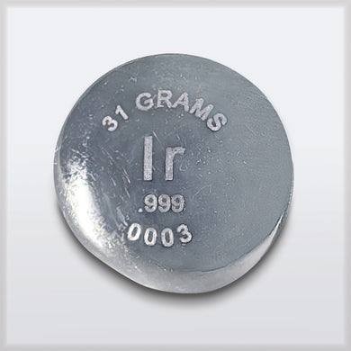 RWMM Iridium 31 gram pellet - front