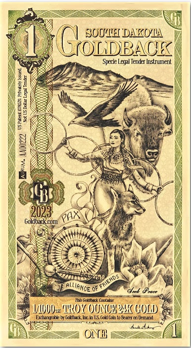 Gold (Au) | Goldbacks for sale – RWMM