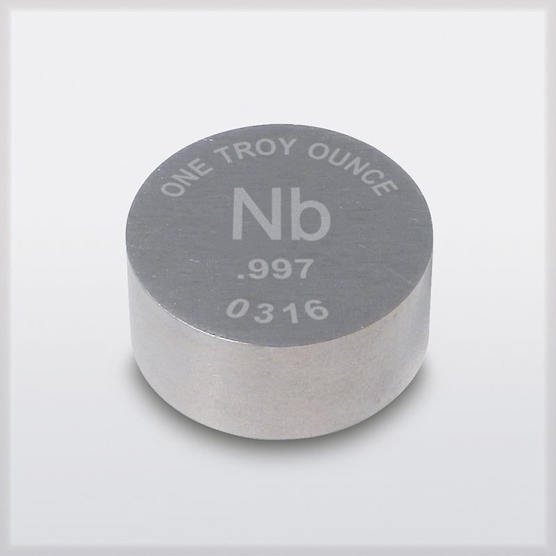 Buy High-Purity Niobium Metal | Silver Niobium Bullion for Sale at