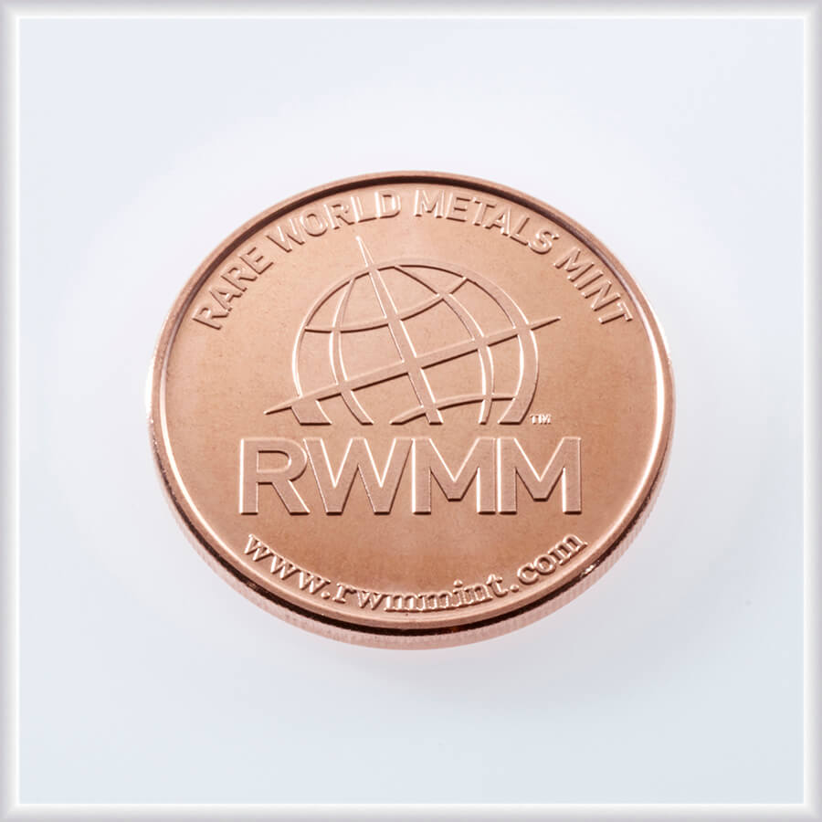 Buy 1 Ounce Copper Coins  High Purity Copper Bullion for Sale at RWMM
