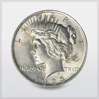 Peace Silver Dollar AU offered by RWMM
